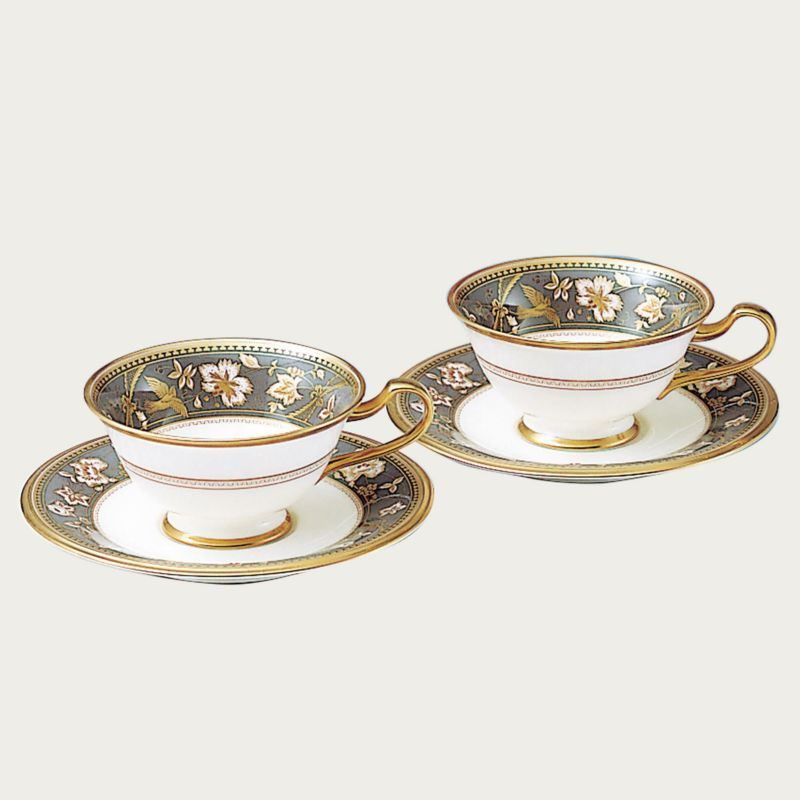 Noritake ノリタケ サブライム ティー・コーヒー碗皿ペアセット 