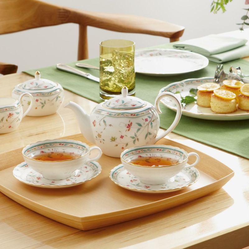 Noritake ノリタケ 花更紗 ティー碗皿ペアセット ティーカップ＆ソーサーペア 180ml P58043A/4409 4409L/P58043A  : noritake-4409l-p58043a : WADA TOKI - 通販 - Yahoo!ショッピング