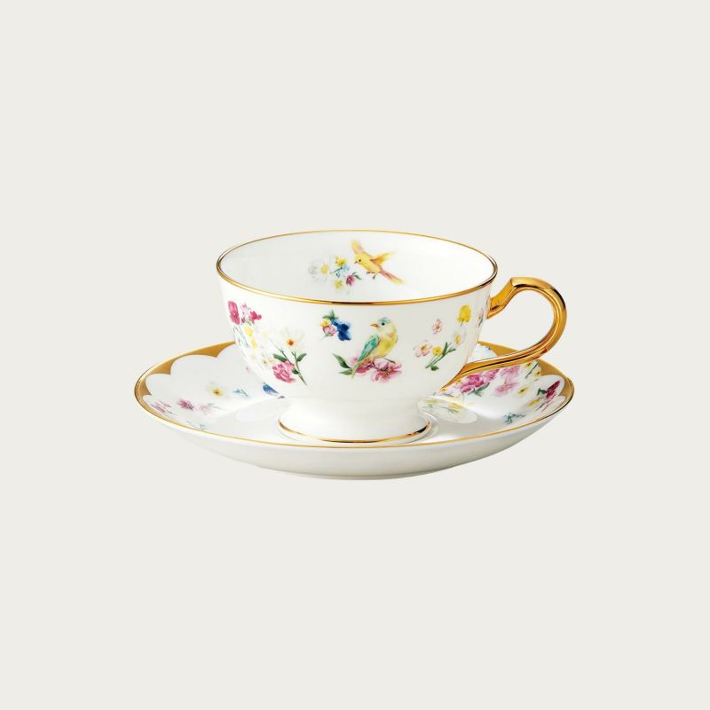 ノリタケ Noritake チェスティ ティー・コーヒー碗皿 カップ＆ソーサー