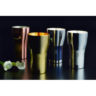 輝 純銅ビアタンブラー（金仕上げ） KG-03 440ml メイド・イン・ツバメ 