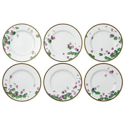 ノリタケ Noritake SUMIRE（VIOLET） すみれ 27cmディナー皿揃（絵変り