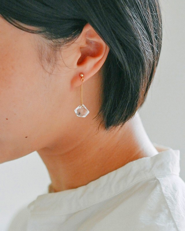 HARIO×CONVERSETOKYO ピアス HARIO Lampwork Factory】GLASS☆PIERCE EARRINGS｜CONVERSE