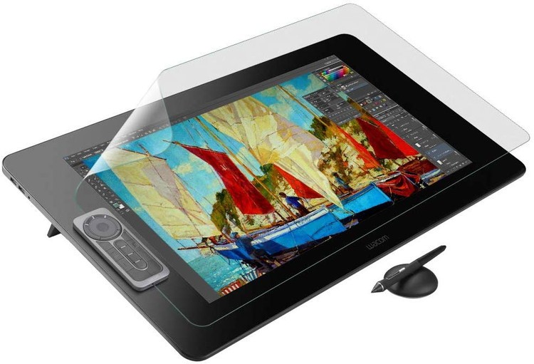 美品◆Wacom Cintiq 16 液タブ保護フィルム 替芯10本付 Cintiq Wacom 16保護フィルム 16 フィルム ペーパーライク