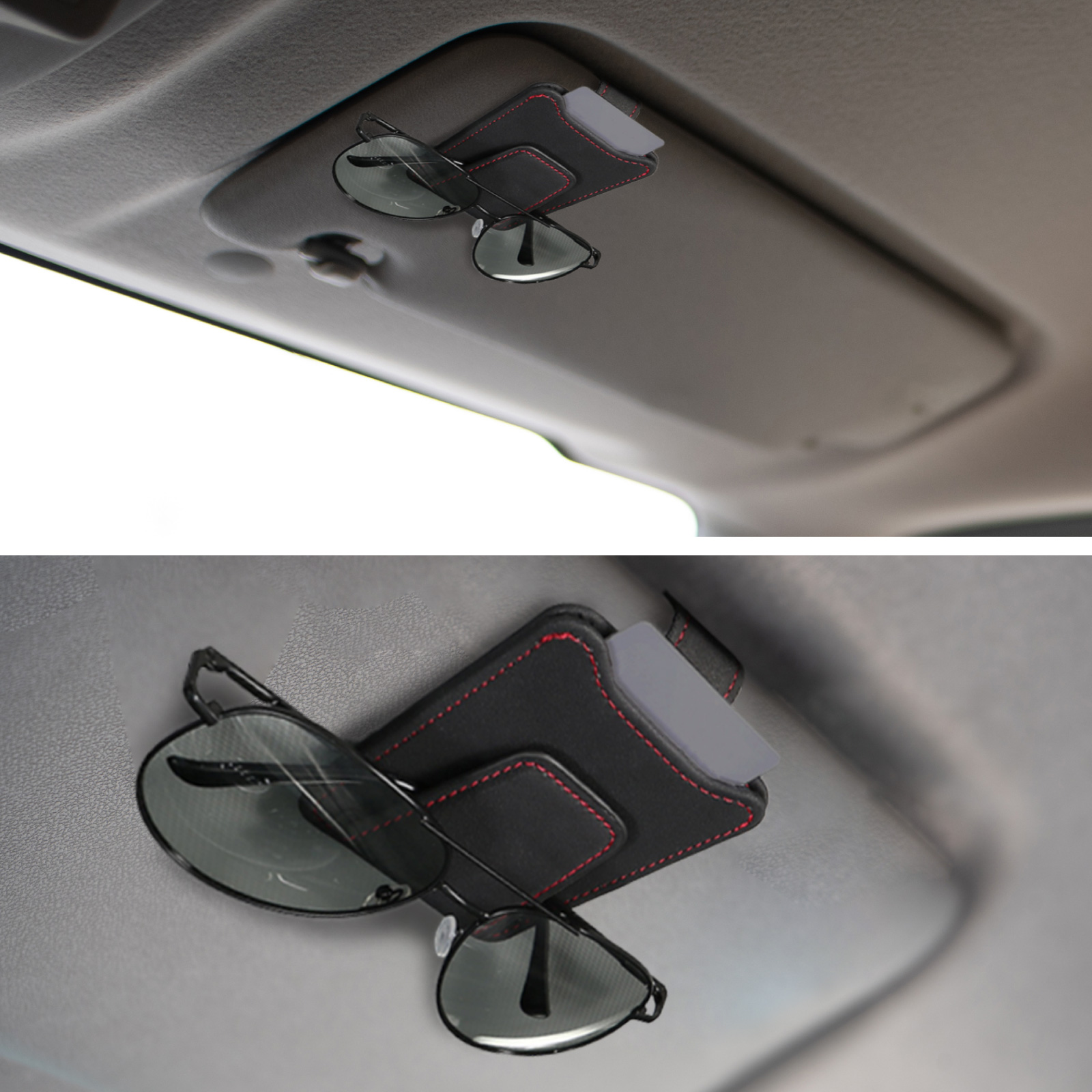 SAN様用 メガネホルダー 車 カードホルダー サングラスホルダー 車載 車用 収納