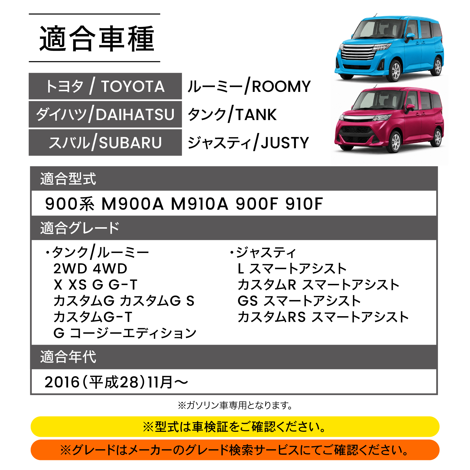 ルーミー タンク フロアマット ラゲッジマット トランクマット M900A
