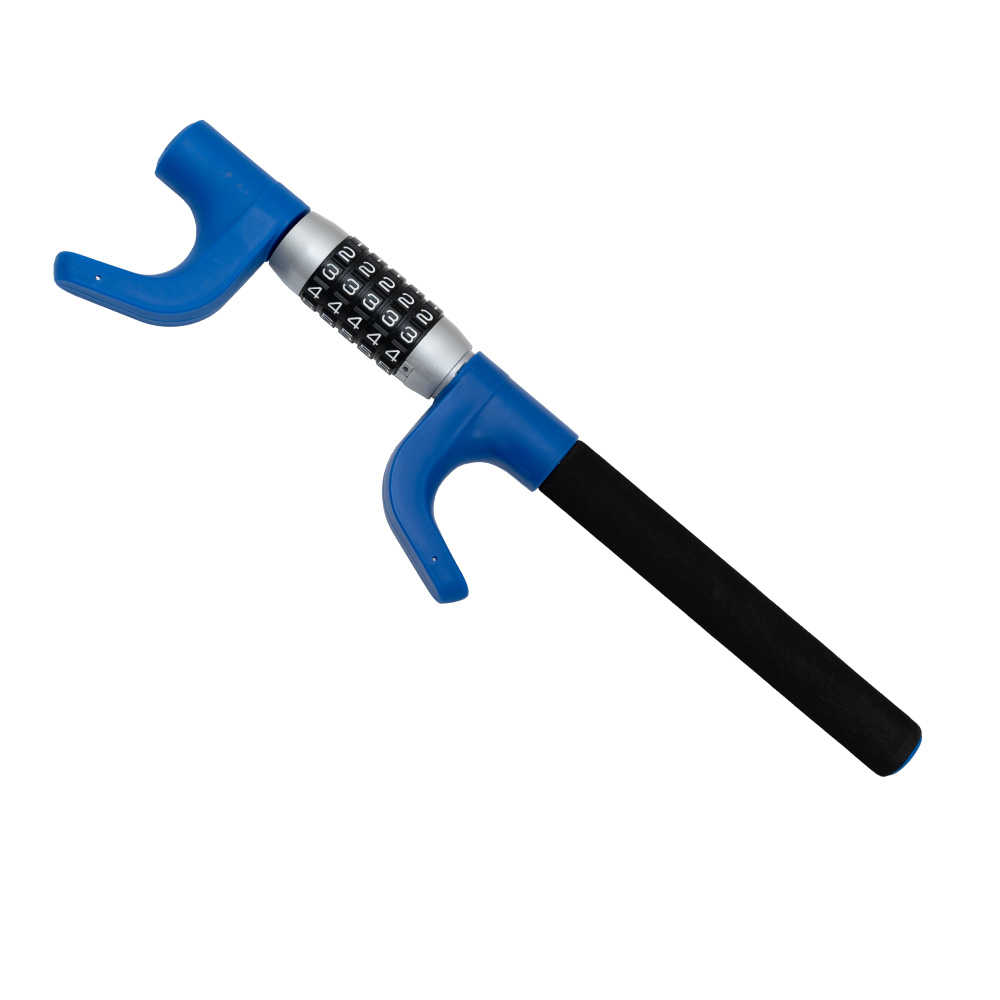 ハンドルロック ダイヤル式 暗証番号 盗難防止 ステアリングロック