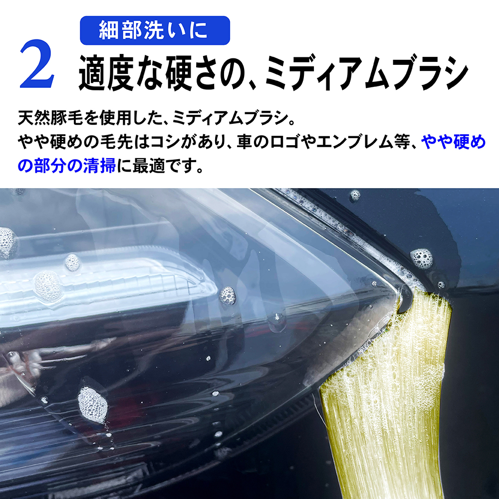 洗車 ブラシ 5種 5本 セット ディテール ホイール ボディ 用品