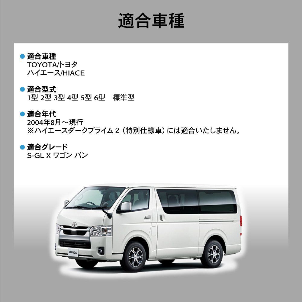 ハイエース 200系 1型 2型 3型 4型 5型 6型 フロアマット ラゲッジ