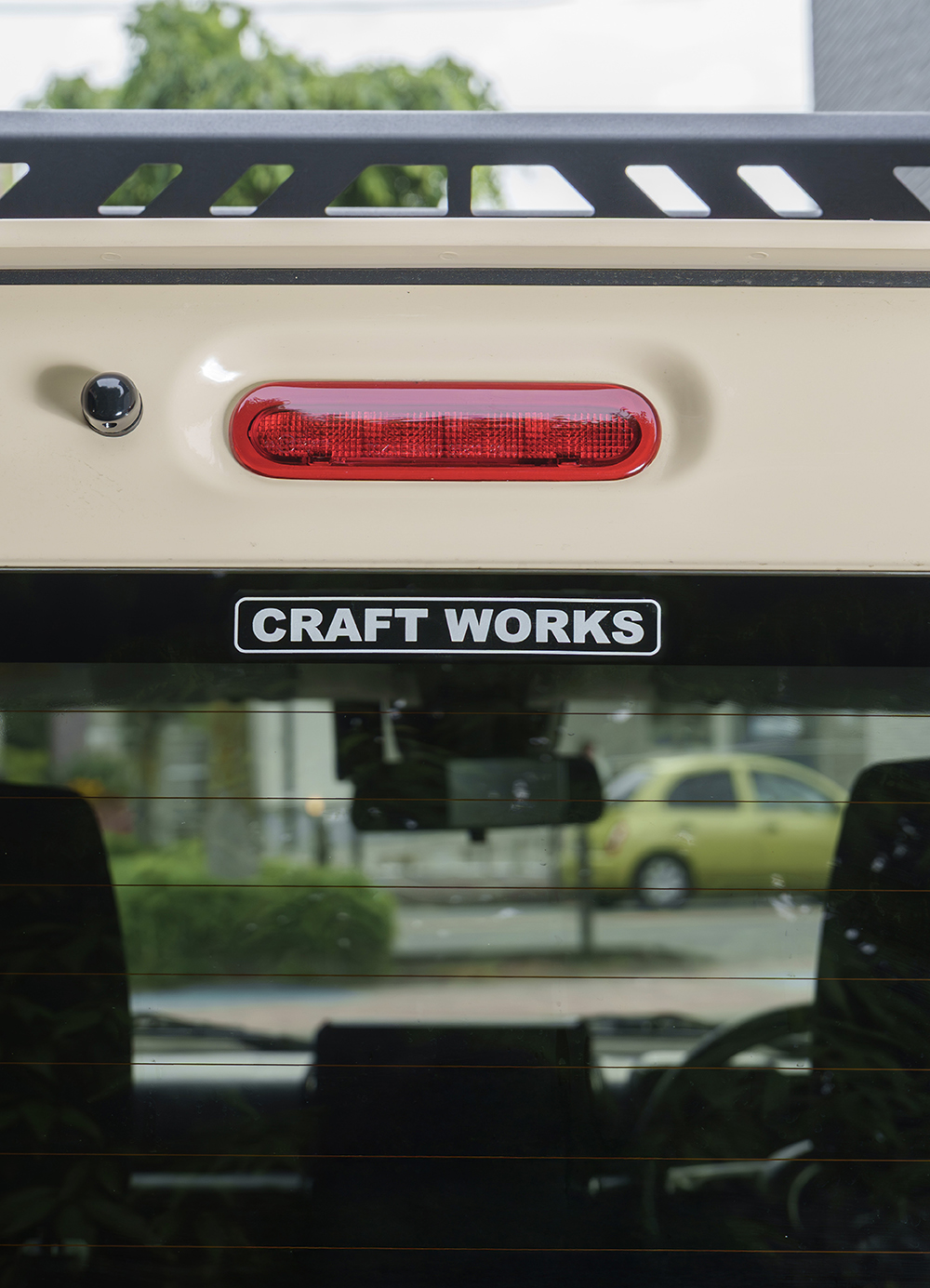 CRAFTWORKS カー用 クリアステッカー 3枚セット シルバー文字 ジムニー