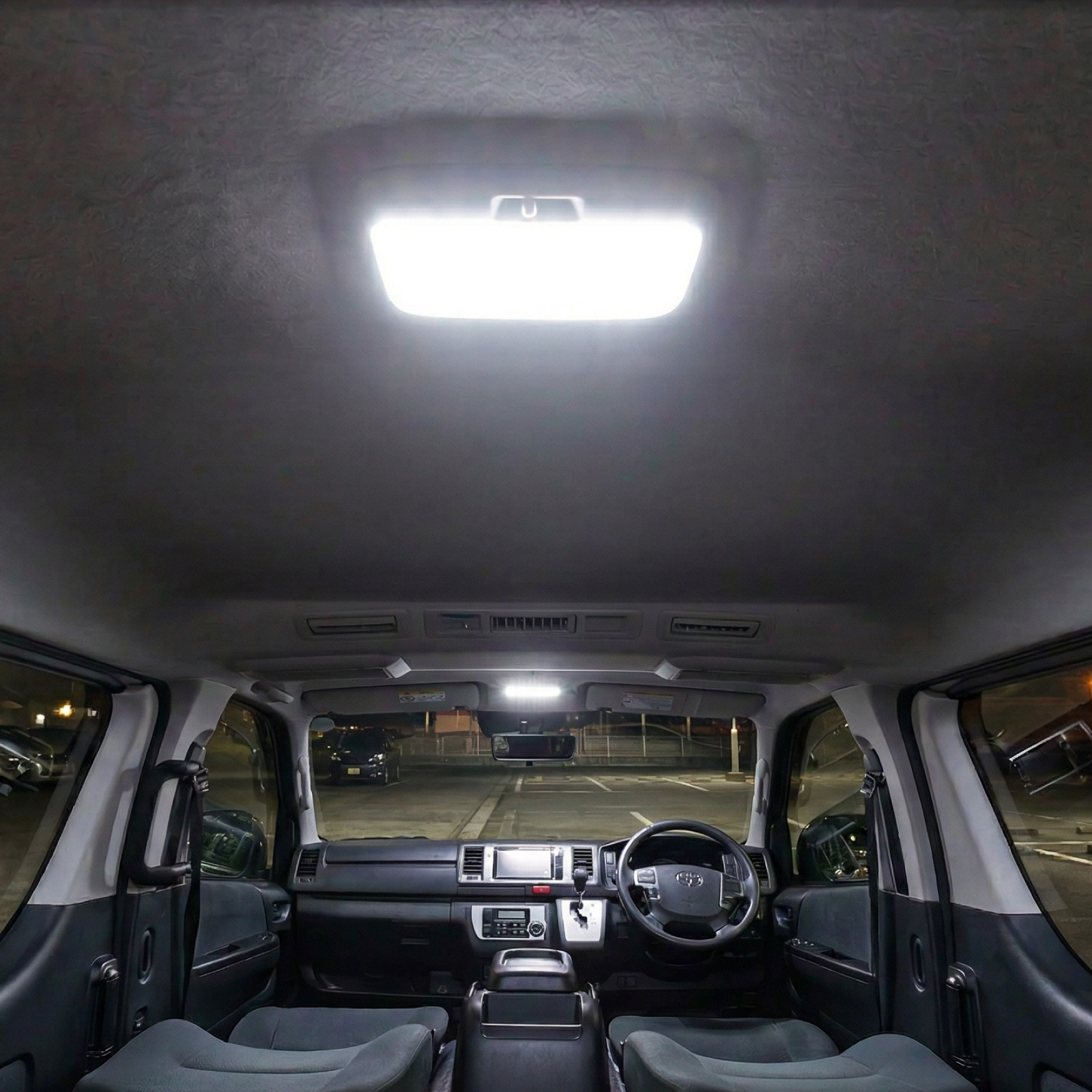 ハイエーステーブルランプ ハイエース ハイエース200系 S-GL GL タッチ式 LED ルームランプ 調光
