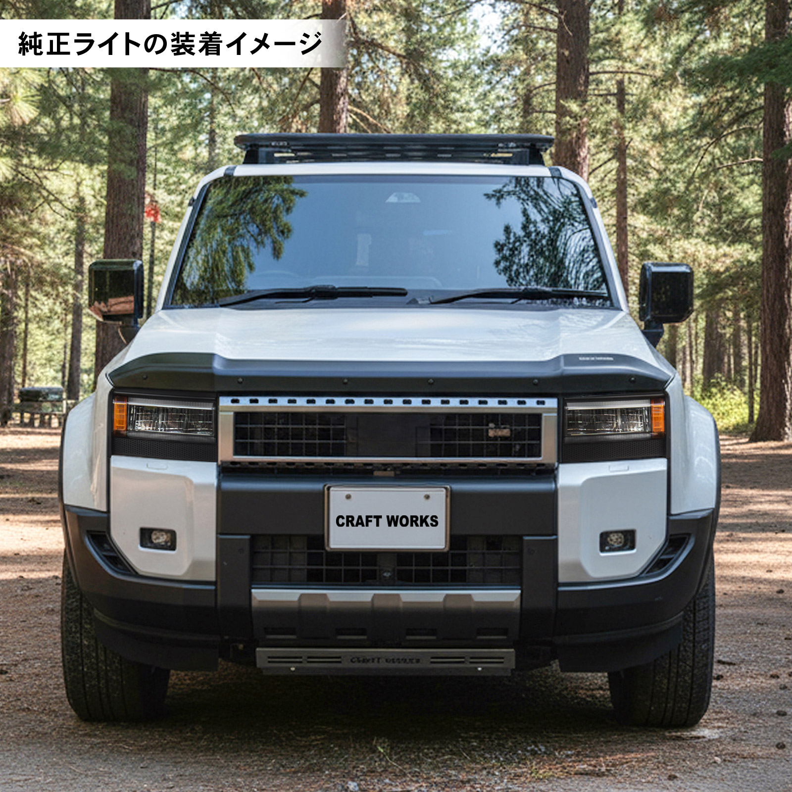 ランドクルーザー 250 バグガード ランクル250 ボンネット