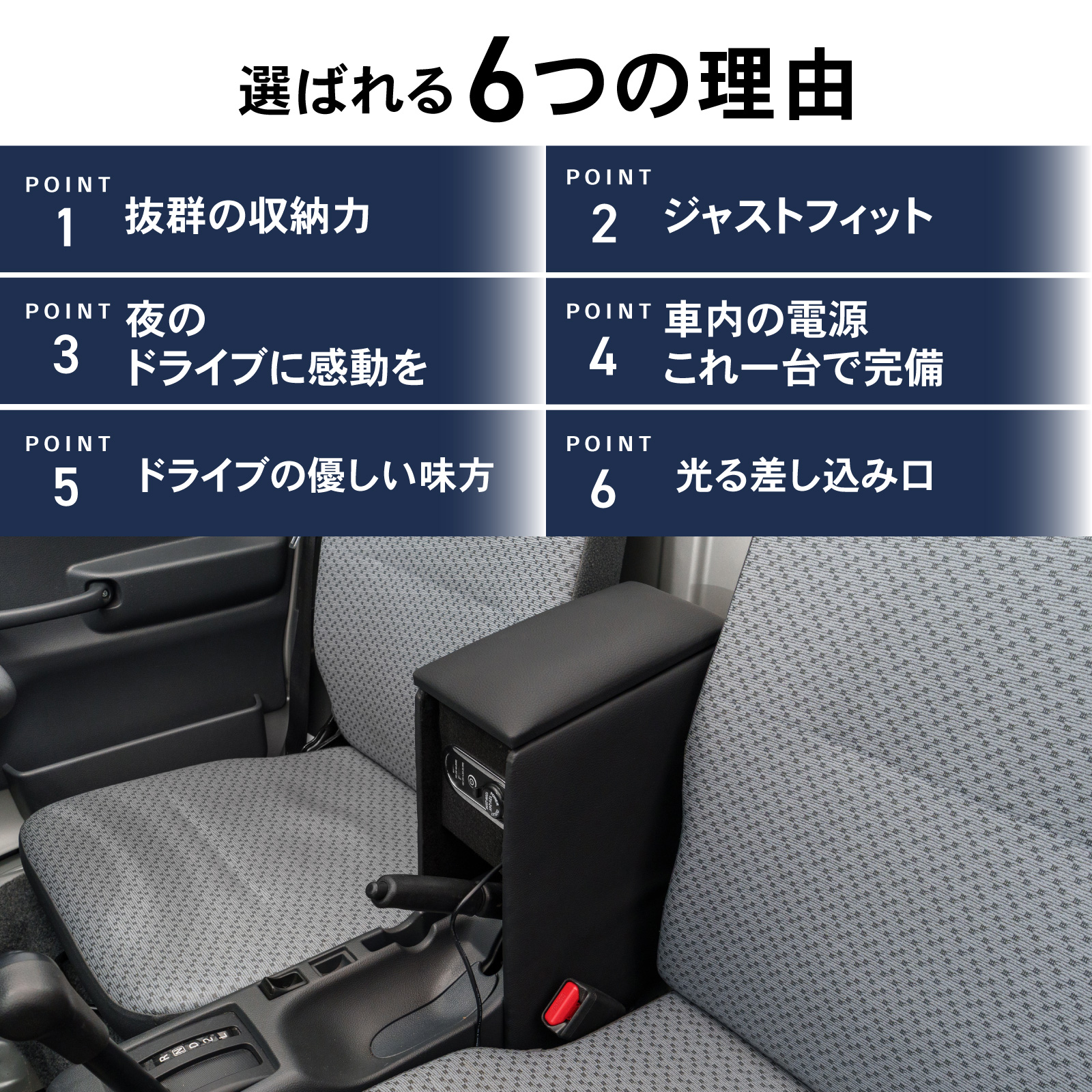 スーパーキャリイ キャリイトラック DA16T 専用 コンソールボックス