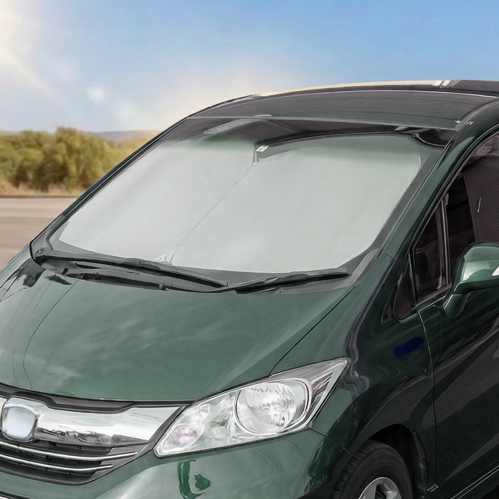 フリード GB系 フロント サンシェード 収納袋付き 車 フロントシェード フリード GB系 フロント サンシェード 収納袋付き 車 フロントシェード