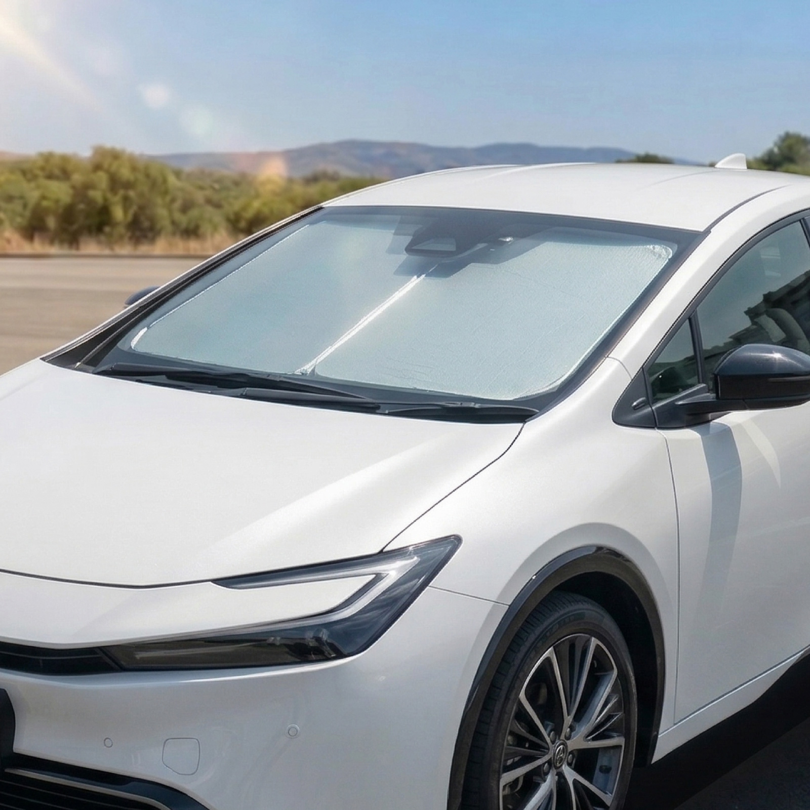 プリウス 60系 フロント サンシェード 収納袋付き 車 フロントシェード