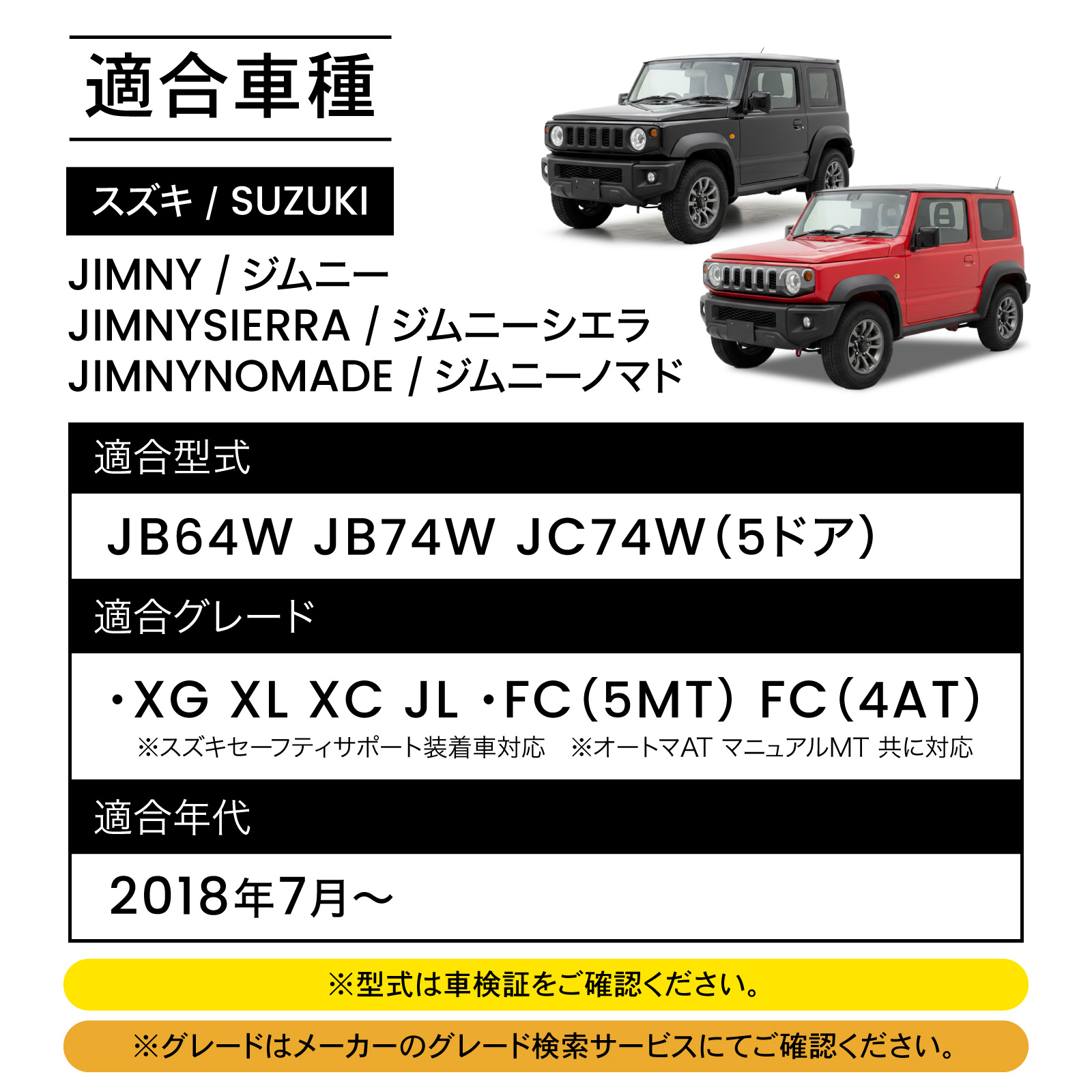 ジムニーノマド(5ドア)対応 ジムニー キーホールカバー 2個セット