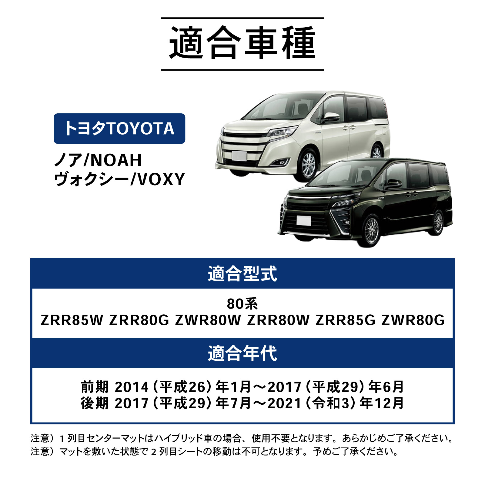 ノア ヴォクシー 80系 フロアマット フロア マット 前期 後期 3D 立体 ラバーマット トランクトレイ ラゲージマット 防水 防汚 カスタム  パーツ アクセ