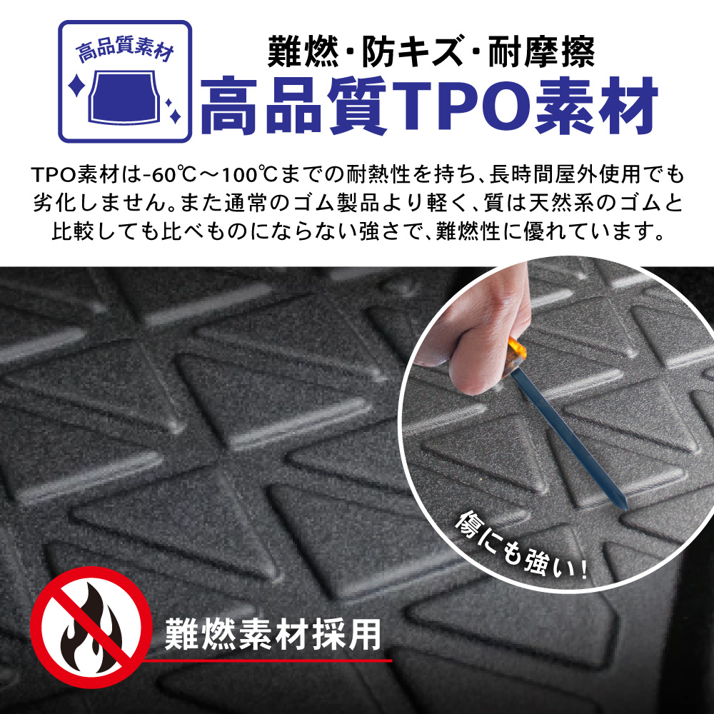 スバル フォレスター SK系 ラゲッジマット トランクマット 防水