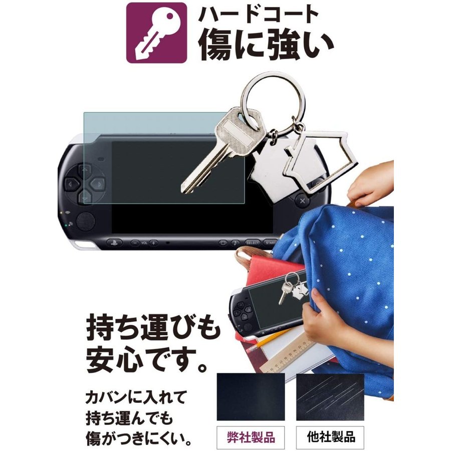 PSP-3000 PSP-2000 保護フィルム ブルーライトカット 指紋防止 気泡防止 抗菌 日本製 BELLEMOND(ベルモンド YFF  :B0244PSP32WBLC:Auto Mobile One ヤフー店 通販 