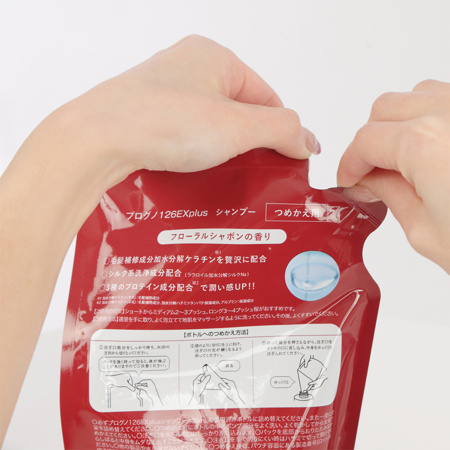 プログノ126EXplus 詰め替え用 350ml レフィル 正規品 プロテインシャンプー 無添加シャンプー 硫酸系界面活性剤フリー アルコールフリー 合成着色剤フリー |  | 05