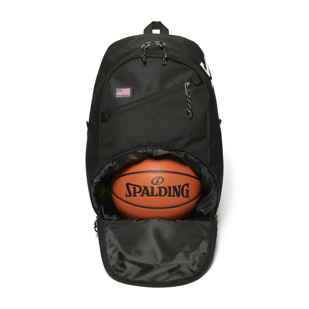 スクイズボトル付 SPALDING スポルディング ハーフデイ2 ブラック 50