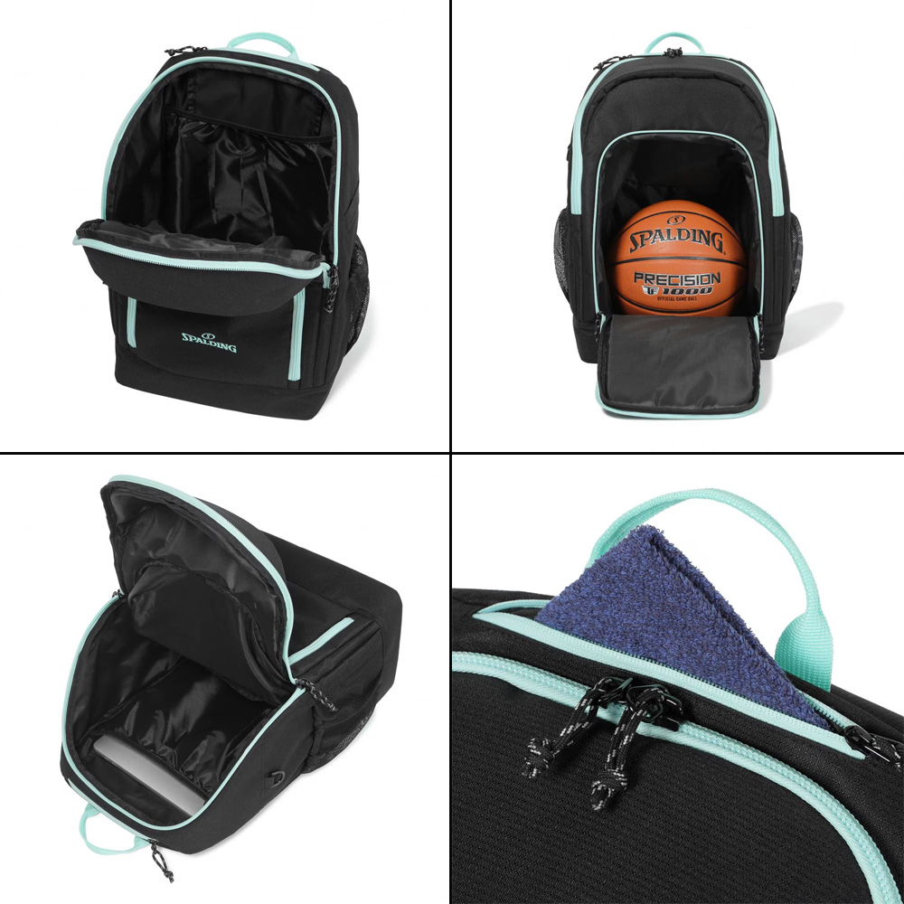 SPALDING バスケットボール バッグ、リュック（色：グリーン系