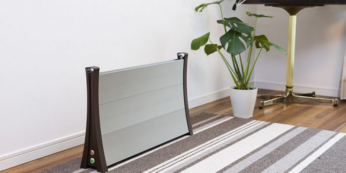 う*ち様 icoro イコロ アルミパネルヒーター i-750 アルミパネルヒーター icoro イコロ i-750 電気ヒーター デスク