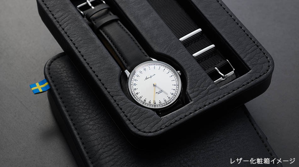 オーカーフォーク 24時間表示腕時計 ストラップ1本プレゼント 正規販売