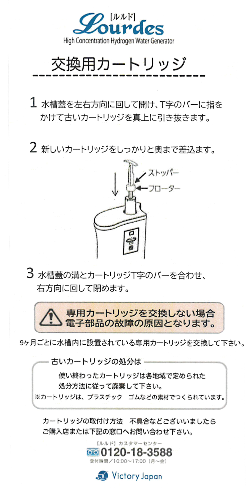 水素生成器ルルド 交換用カートリッジ4本　 おまけ付き 水素水生成器ルルド用 交換用ワンタッチカートリッジ 正規販売代理店