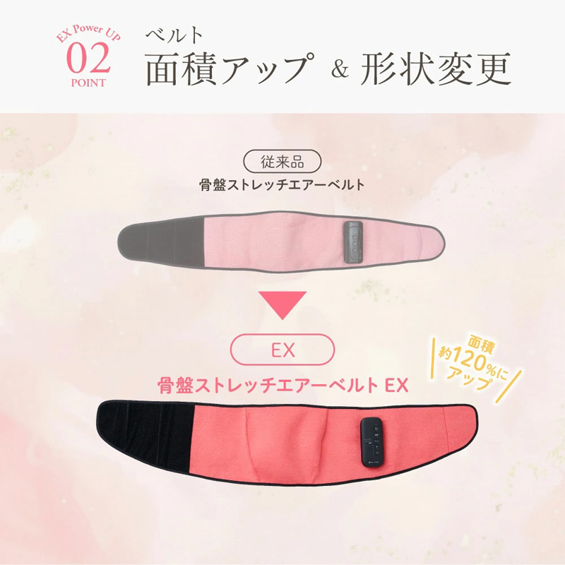 特典付き Micaco インスパイリング 骨盤ストレッチエアーベルトEX 骨盤