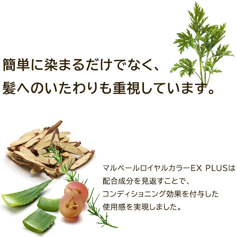 マルベール ロイヤルカラー EXプラス 医薬部外品 1箱4セット入り 男女