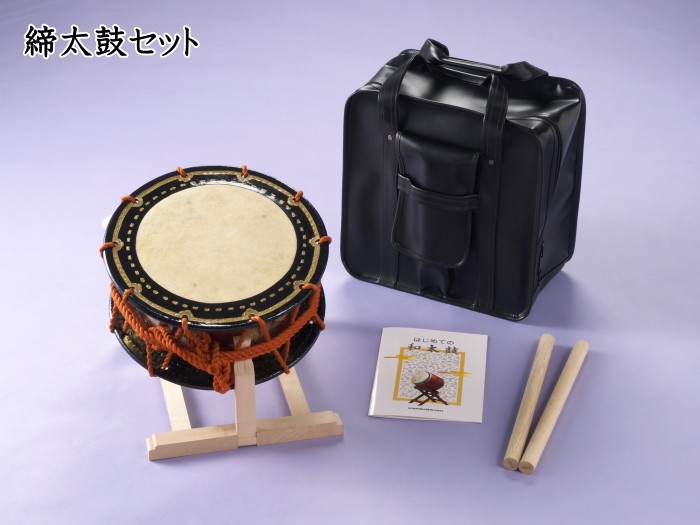 締太鼓 和太鼓 紐締め 伝統工芸品 くりぬき胴 2台セット