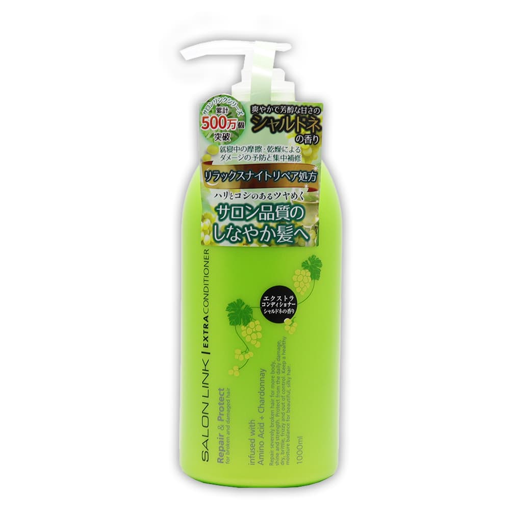 サロンリンク シャルドネの香り エクストラ シャンプー 1000ml×5個＋コンディショナー1000ml×5個 セット サロン品質 リラックスナイトリペア処方 日本製 爆買の画像