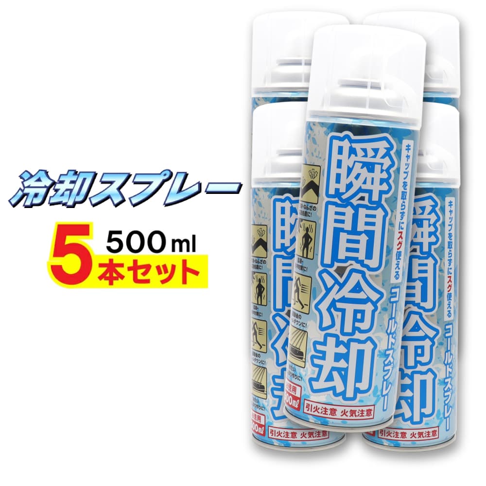 フィールドアンドデバイス コールドスプレー お徳用 500ml ×5本セット