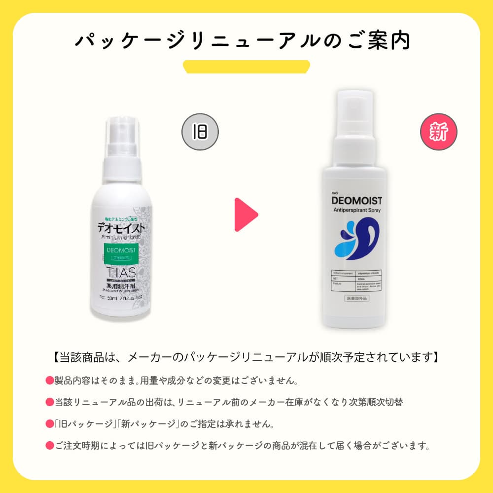 TIAS 制汗剤 塩化アルミニウム配合 制汗スプレー 60mL ×2個セット 薬用