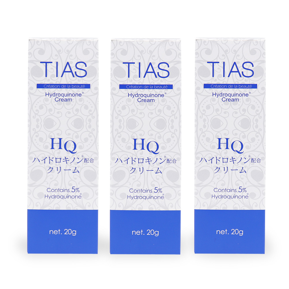 TIAS ハイドロキノンクリーム 20g ×3個 美容クリーム 純ハイドロキノン 5％配合 日本製｜wagonsale-kanahashi｜17