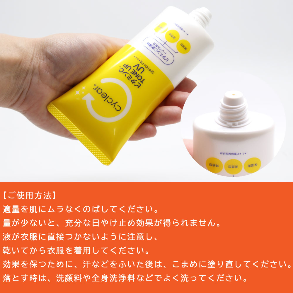 日焼け止め ローション 80g SPF50  PA     UVカット 顔・からだ用 化粧下地 ビタミンC 柑橘系 日本製 ...