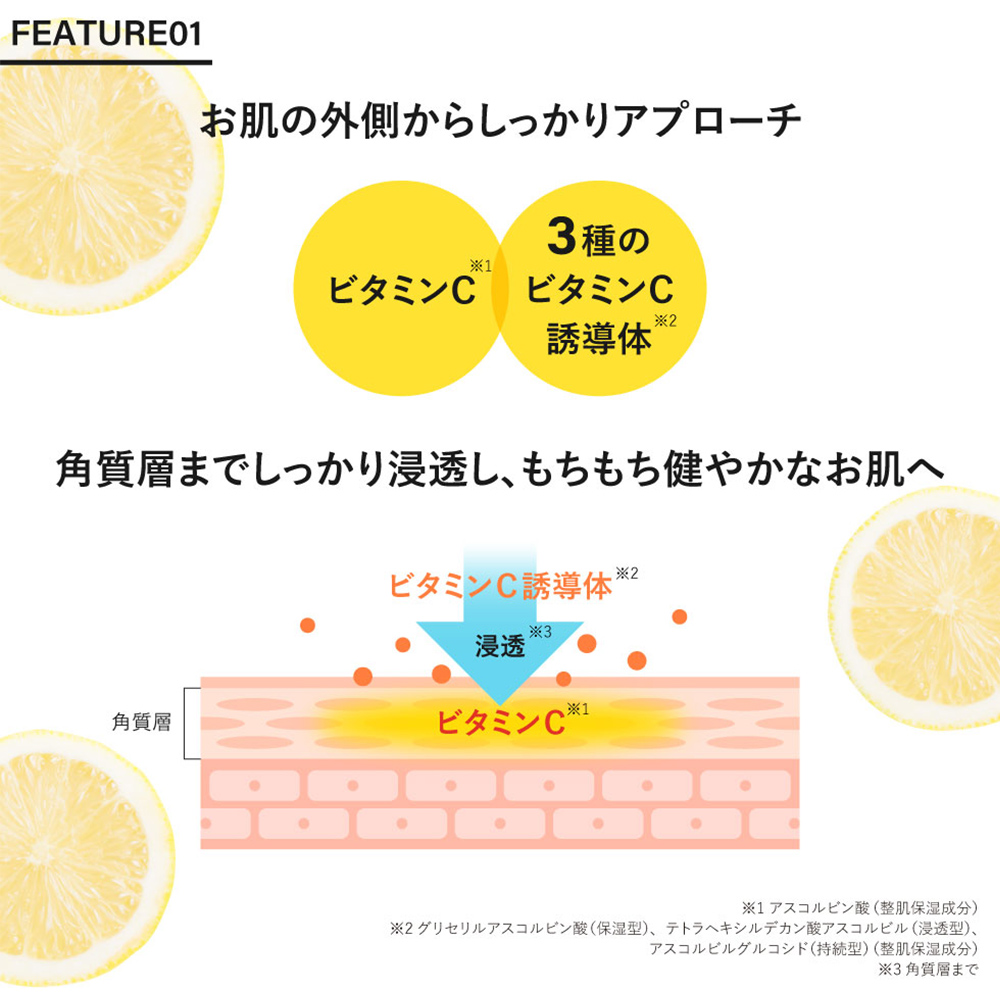 酵素洗顔料 泡タイプ ビタミンC誘導体 酵素泡洗顔 本体300ml ×1個 + 詰替250ml ×1個 セット ビタミンＣ 柑橘系の香り 毛穴ケア 日本製｜wagonsale｜03