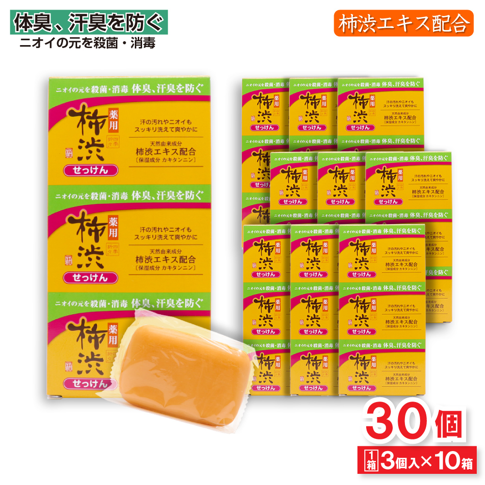 エテルノ 薬用 柿渋石鹸 エチケットソープ　６個 エテルノ 薬用 柿渋石鹸 エチケットソープ 6個 - メルカリ
