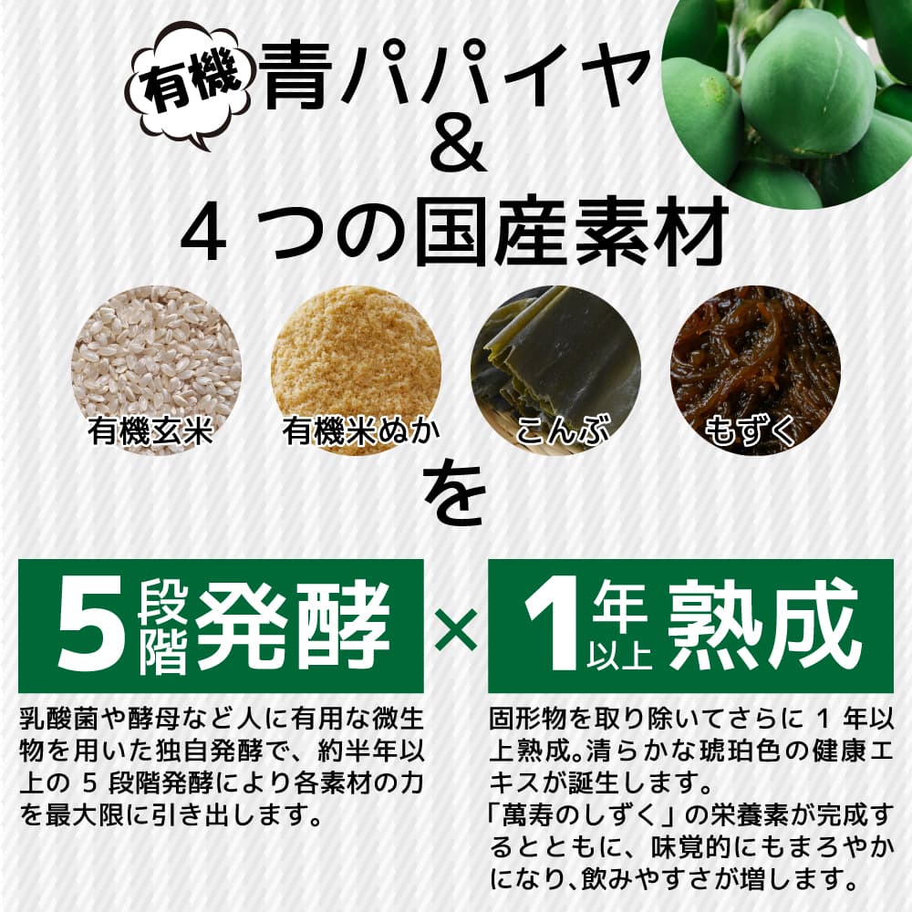 萬寿のしずく 500ml ×3本 熱帯資源植物研究所 EM発酵健康エキス EM菌