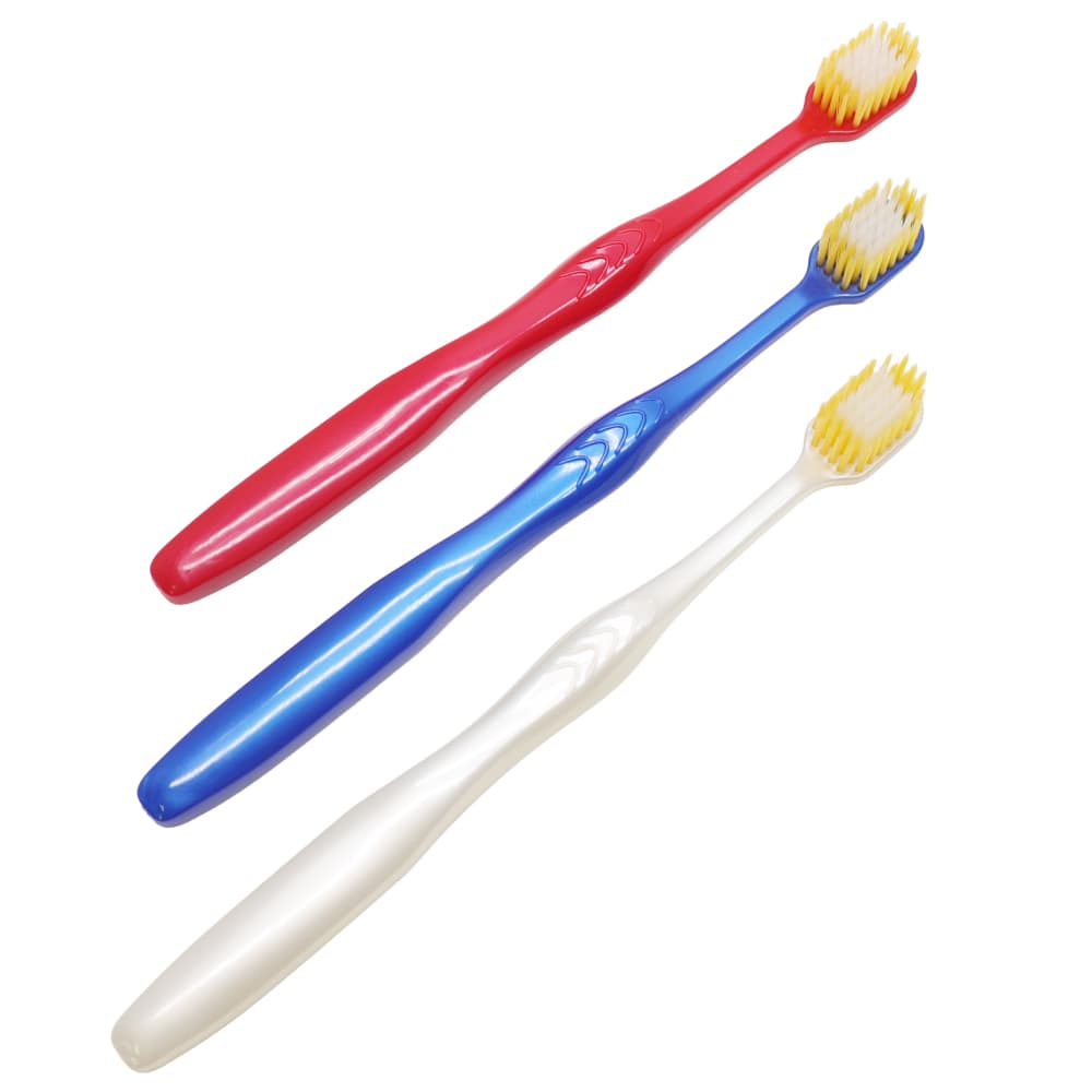 歯ブラシ ワイドヘッド 薄型ヘッド 超極細毛 6本セット（3本組 ×2個