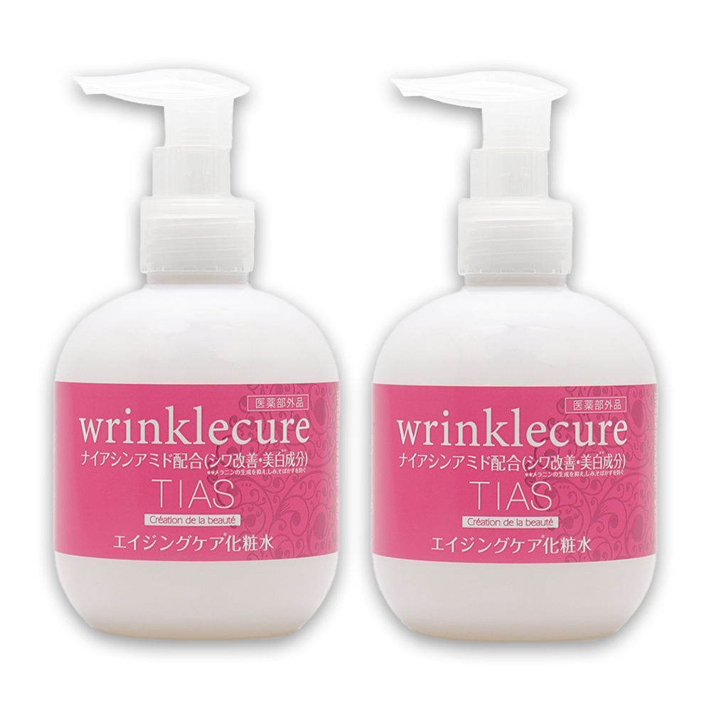 TIAS シワ改善 化粧水 ナイアシンアミド 配合 200ml ×2個 しみ