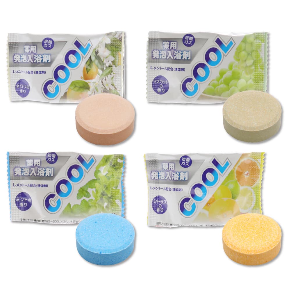 ライオンケミカル 入浴剤 薬用発泡入浴剤 バスリフレ COOL クール 4
