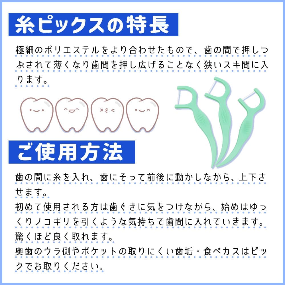 ドクターデンリスト 糸ピックス 101本入り 携帯ケース付 お徳