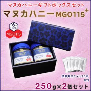 マヌカハニー 蜂蜜 マヌカヘルス MGO115+ 250g 2個セット ギフトボックス はちみつ ギフトセット 正規輸入品