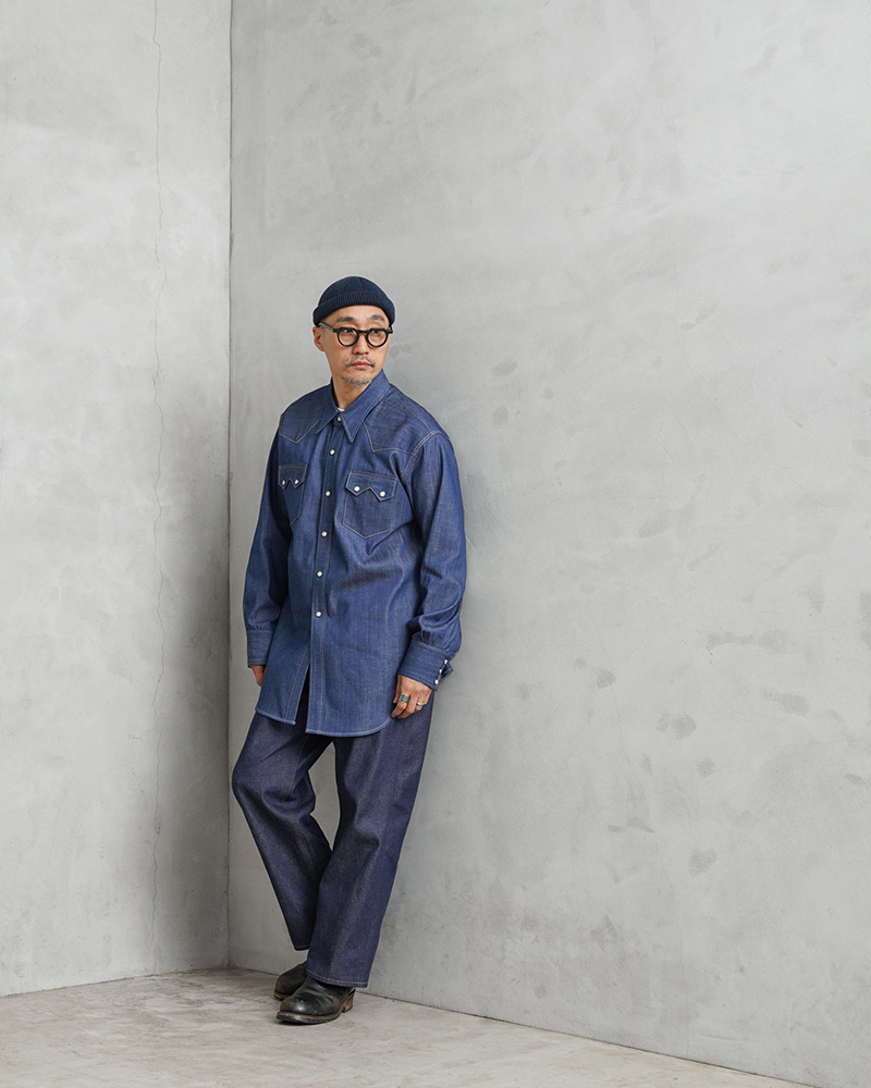 LEVI'S デッドストック LVC 1955ウエスタンシャツ リジッド USA 楽天市場】リーバイス ソートゥース デニムシャツ 1955年モデル