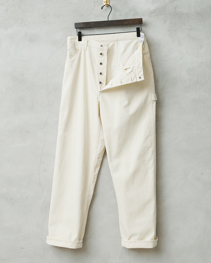of Slow ホワイト ペインターパンツ orSlow オアスロウ 01-5120-66 PAINTER PANTS ペインターパンツ