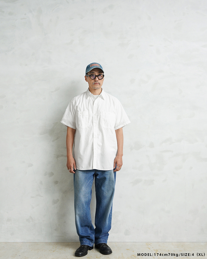 orSlow（オアスロウ） 01-V8170 CHAMBRAY WORK SHIRTS S/S