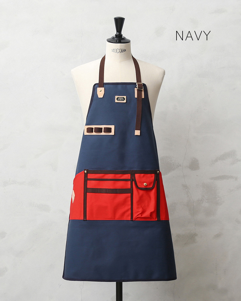 AS2OV アッソブ 011430 CANVAS APRON キャンバスエプロン 日本製 