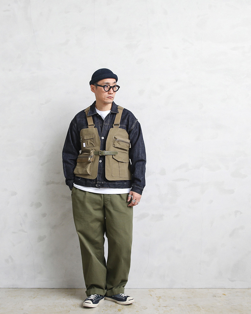 AS2OV アッソブ 011900 SHRINK NYLON CAMP VEST キャンプ ベスト