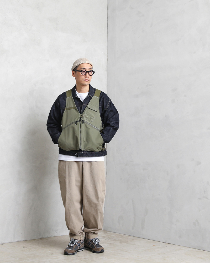 AS2OV アッソブ 011901 SHRINK NYLON CAMP VEST 3 キャンプ